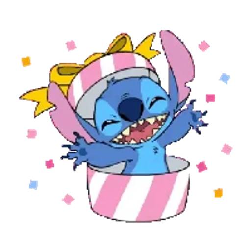 Набор стикеров Stitch Animated для WhatsApp 8