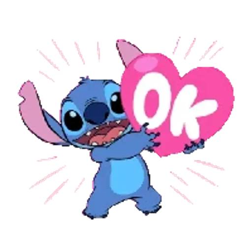 Набор стикеров Stitch Animated для WhatsApp 9