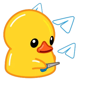 Утя Утя — стикер для MAX