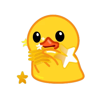 Утя Утя — стикер для MAX