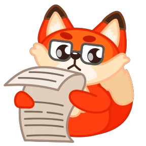 Лисенок Лисенок — стикер для MAX